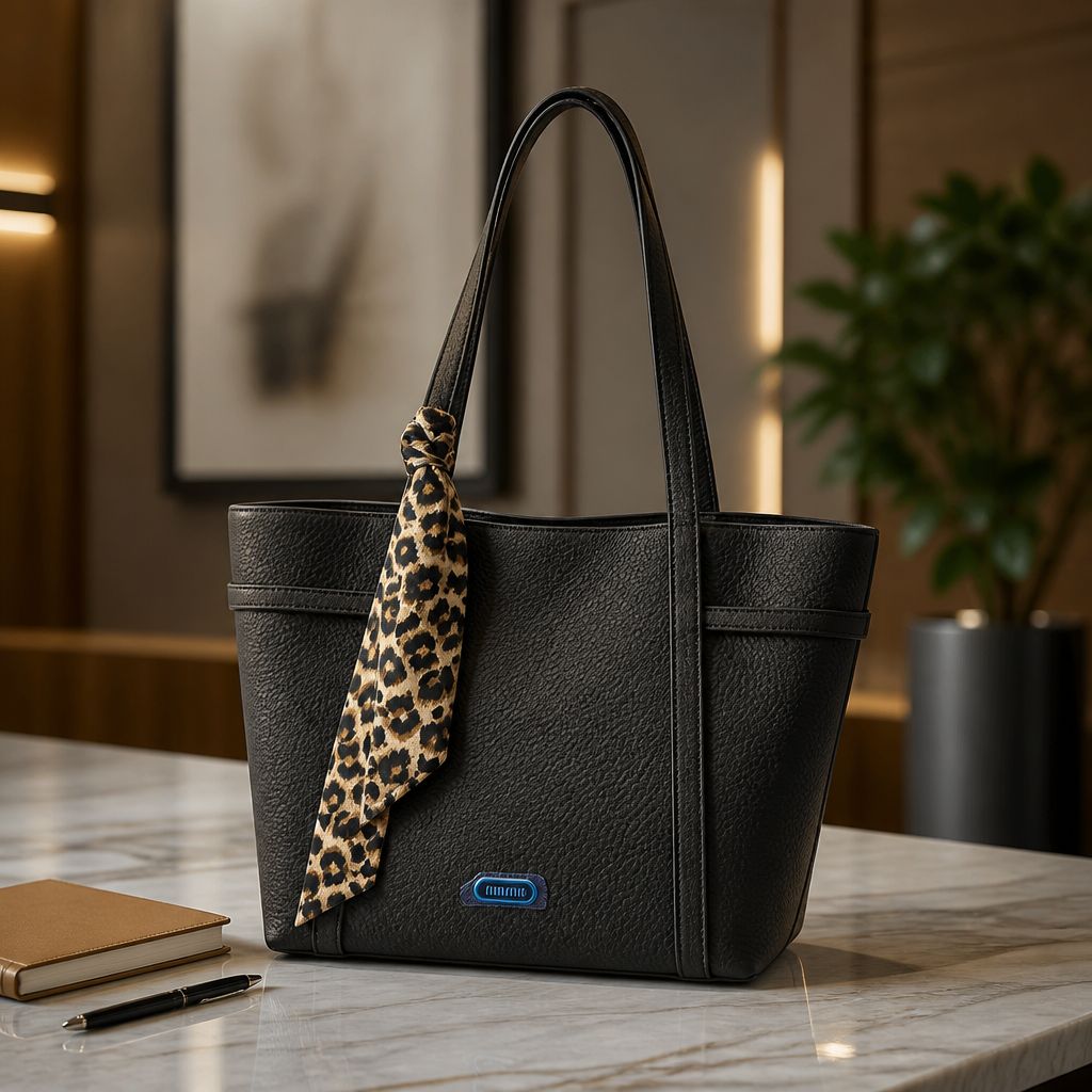 Midnight Luxe Tote Bag