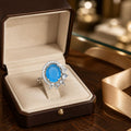 Sky Aura Crystal Ring