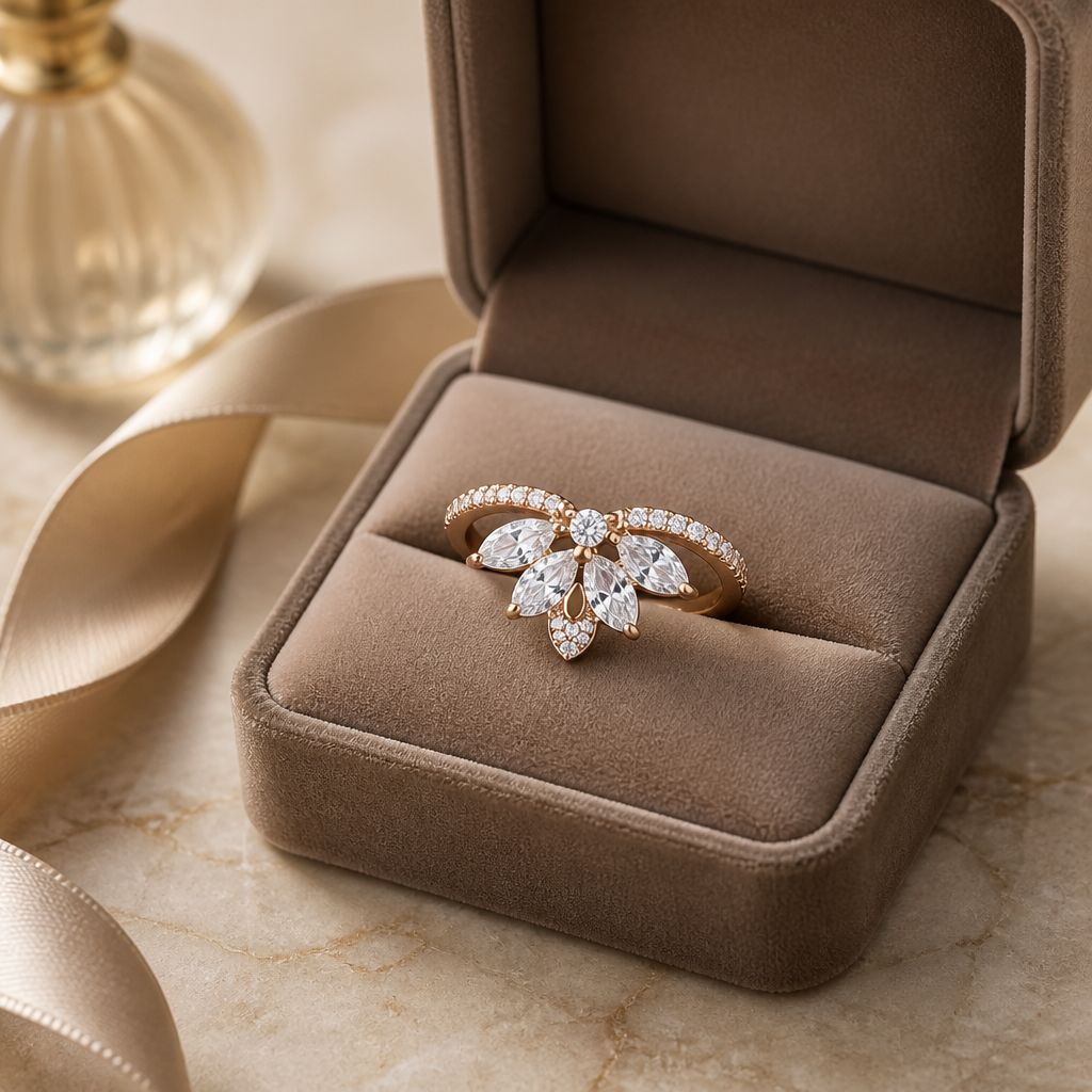 Crystal Bloom Ring
