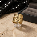 Molten Gold Statement Ring