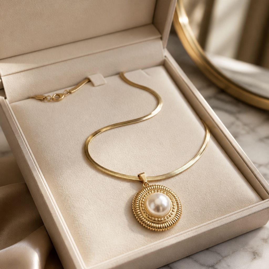 Royal Pearl Medallion Pendant