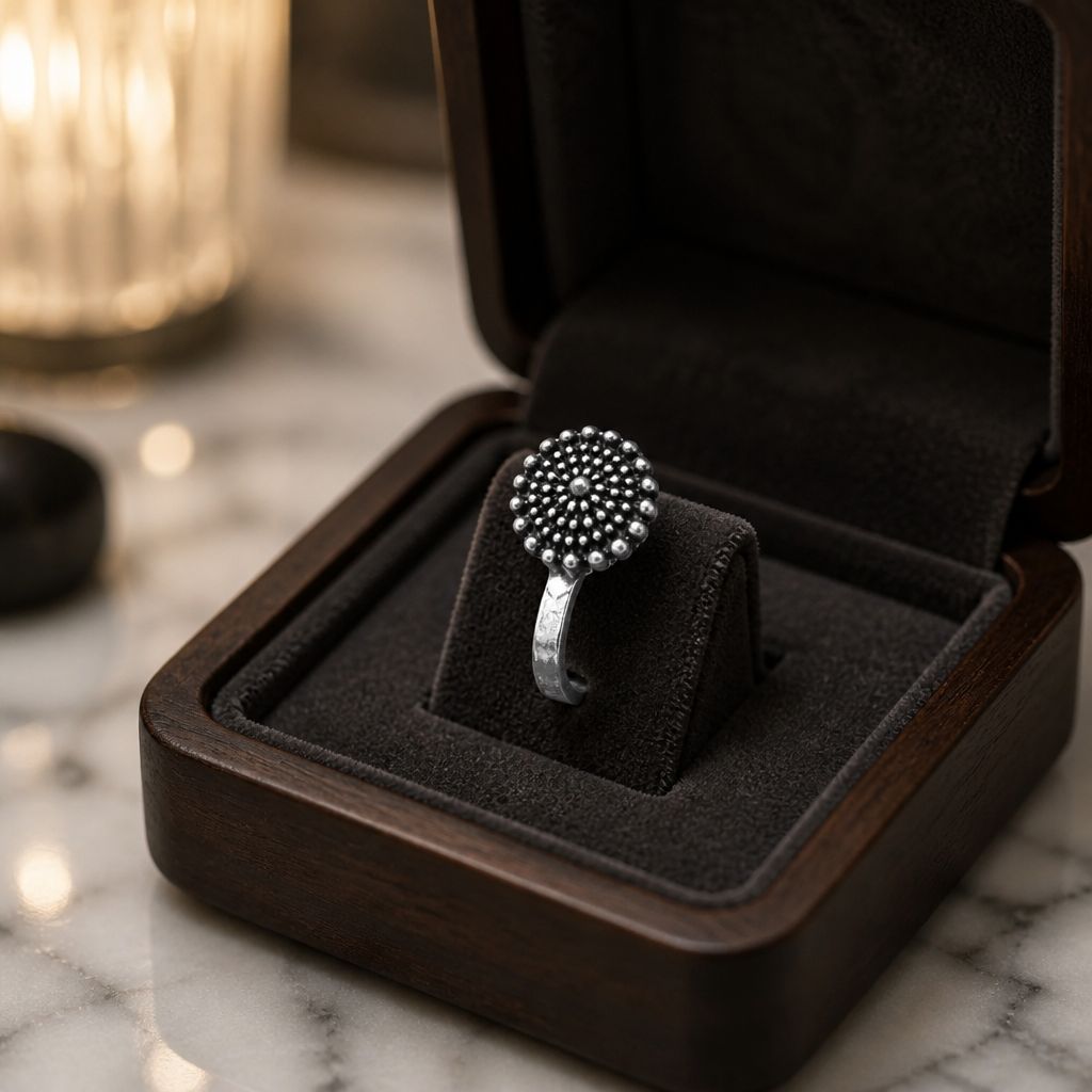 Midnight Bloom Nose Ring
