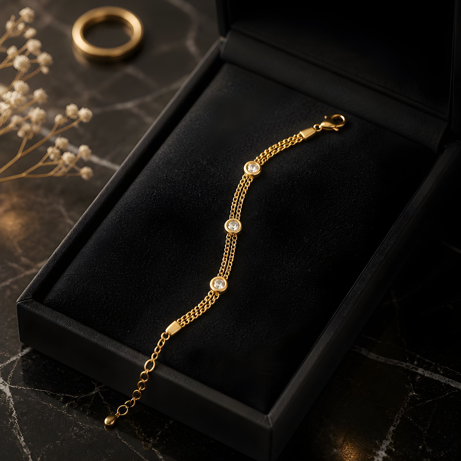 Crystal Chain Bracelet