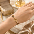 Crystal Clover Bracelet