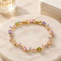 Crystal Vine Bracelet (Gold Multi-Color)