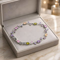 Crystal Vine Bracelet (Silver Multi-Color)