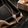 Crystal Key Pendant Necklace