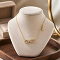 Infinity Crystal Pendant Necklace