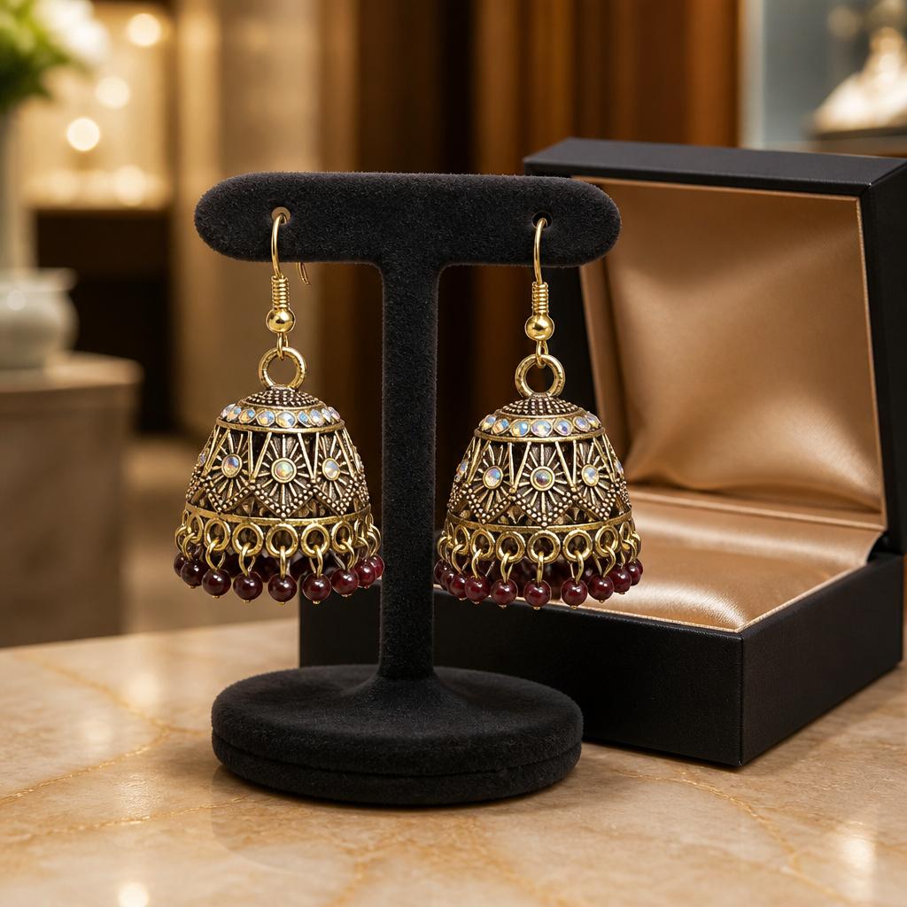 Royal Opal Jhumka