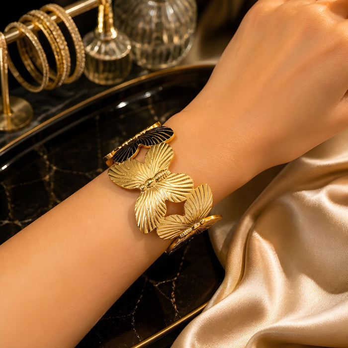 Golden Petal Luxe Hand Cuff