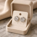 Crystal Bloom Stud Earrings