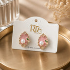 Elegant Floral Pearl Earrings