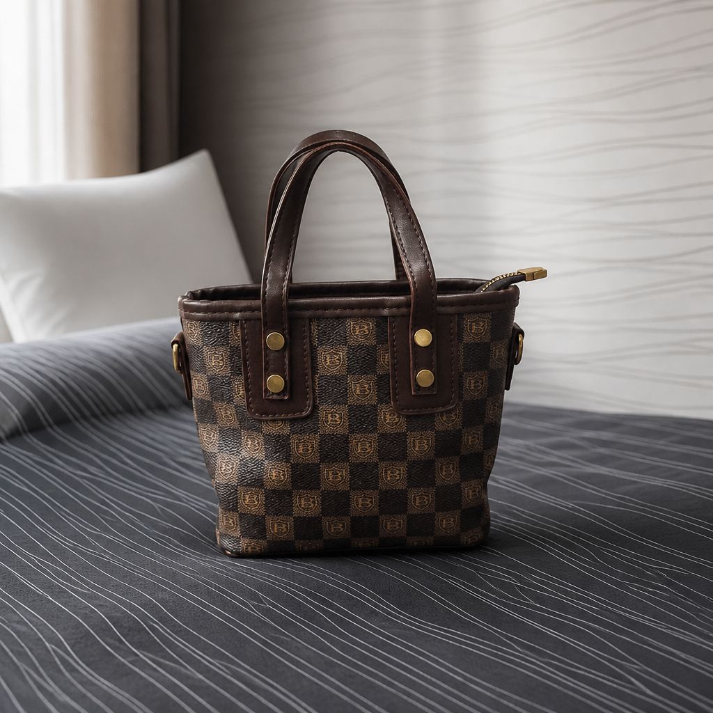 Classic Checkered Tote Bag