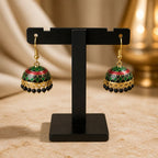Royal Meenakari Jhumka Earrings