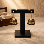 Royal Meenakari Jhumka Earrings