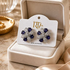 Crystal Bloom Stud Earrings