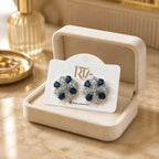 Crystal Bloom Stud Earrings