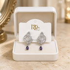 Crystal Bloom Drop Earrings