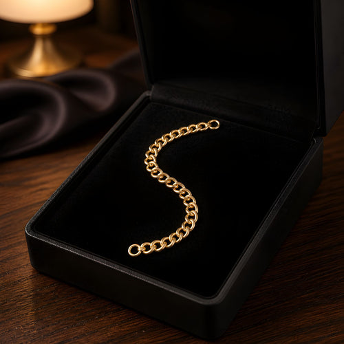 Classic Gold Cuban Link Bracelet